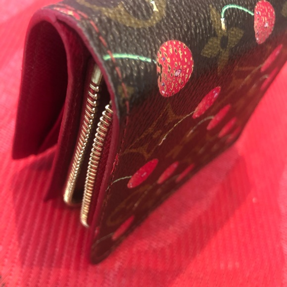 Authentic Louis Vuitton Limited Edition Monogram Cherry wallet - Picture 8 of 16